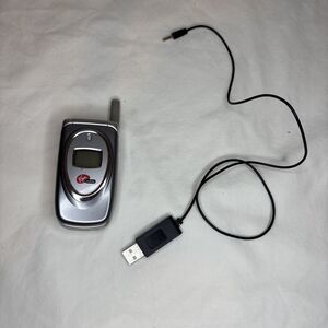 AudioVox CDM-8610VM Virgin Mobile Flip Cell Phone It Powers Up Unknown Passcode